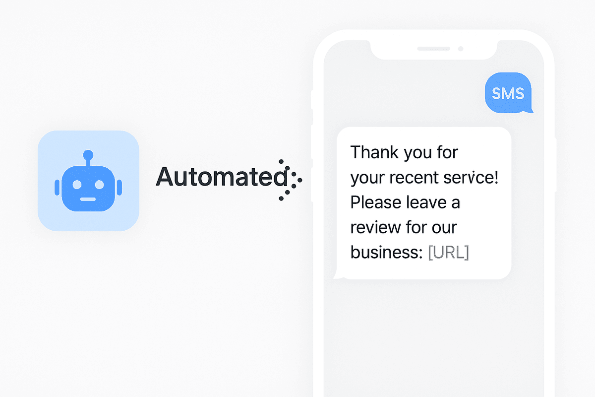 Automated SMS review request